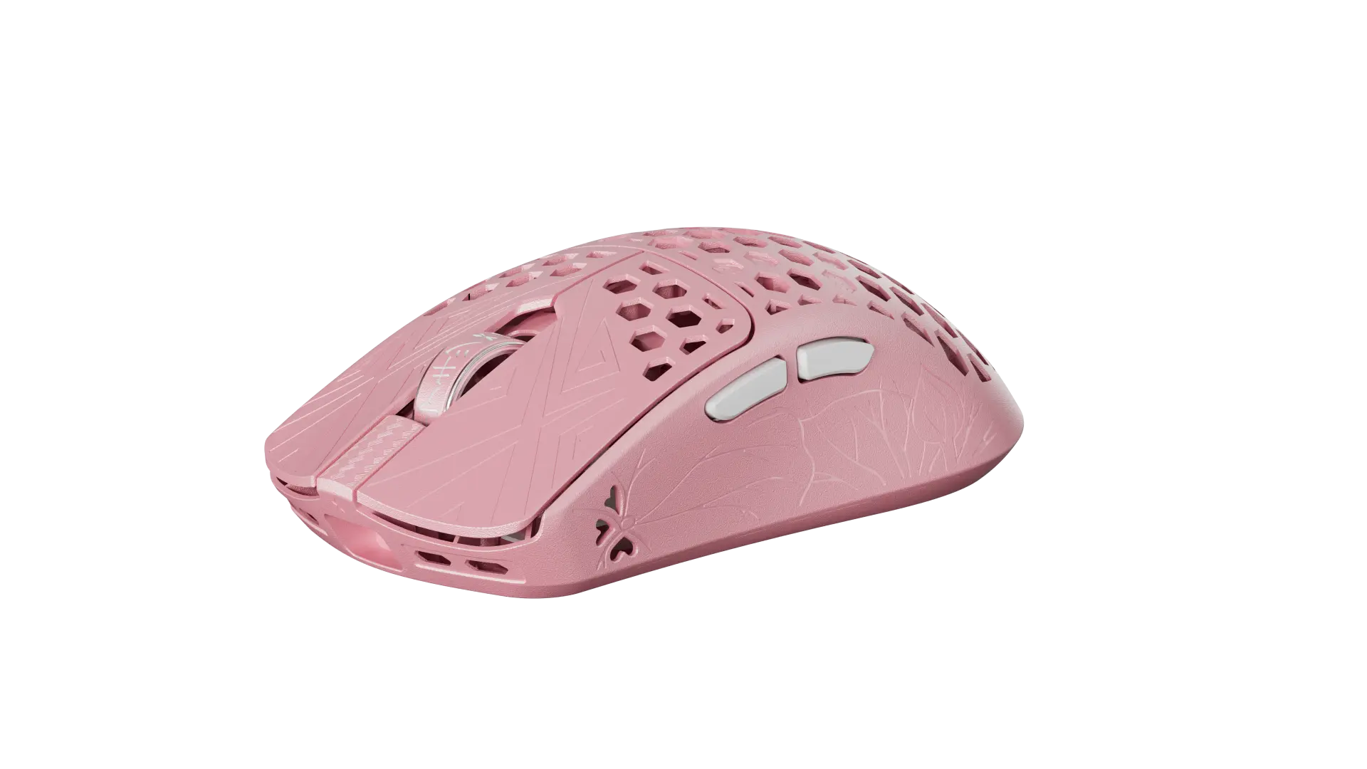 TENKO®-AKITSU Pink Carbon Fiber 8K Wireless Gaming Mouse（Pre-Order） - Image 9