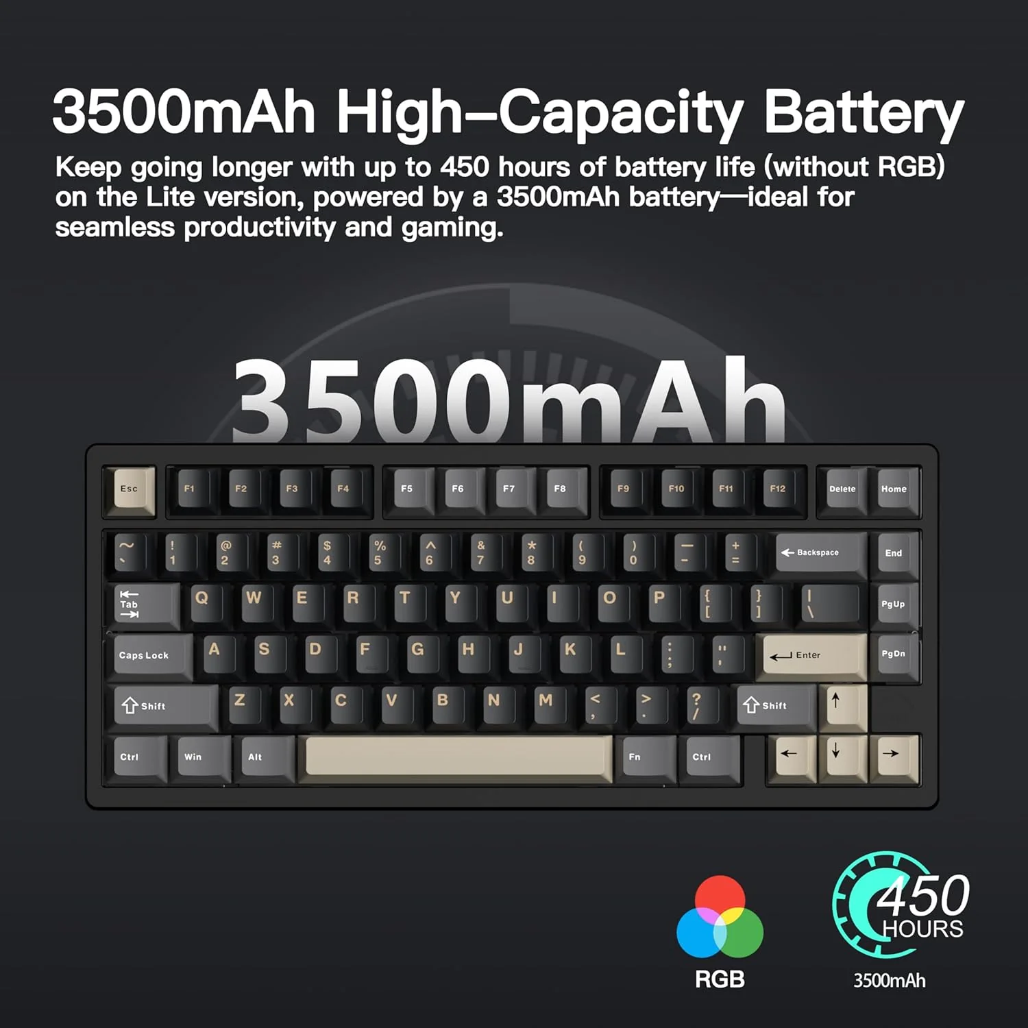 WOBKEY Rainy 75 Aluminum Wireless Mechanical Keyboard - Image 12