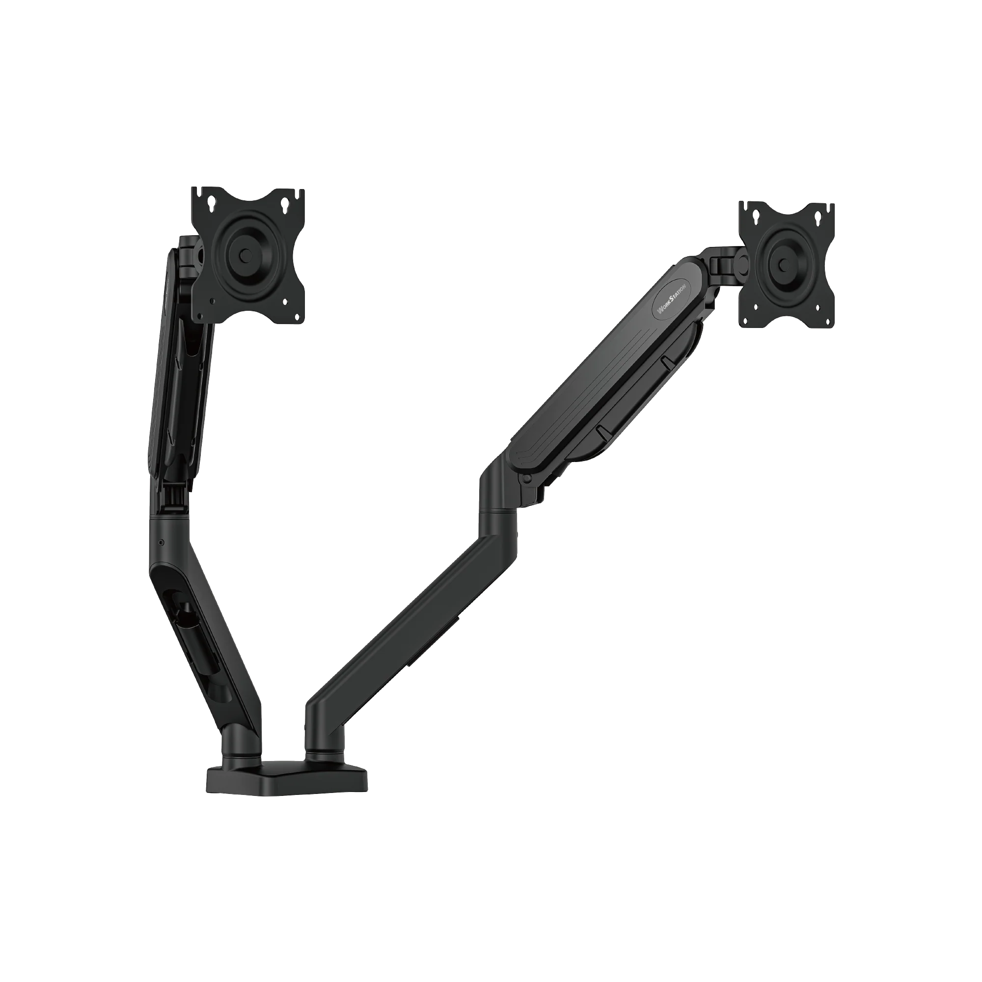WorkStation MBD01 Dual-Arm Monitor Bracket 90 degree tilt for 13" to 32" Screen