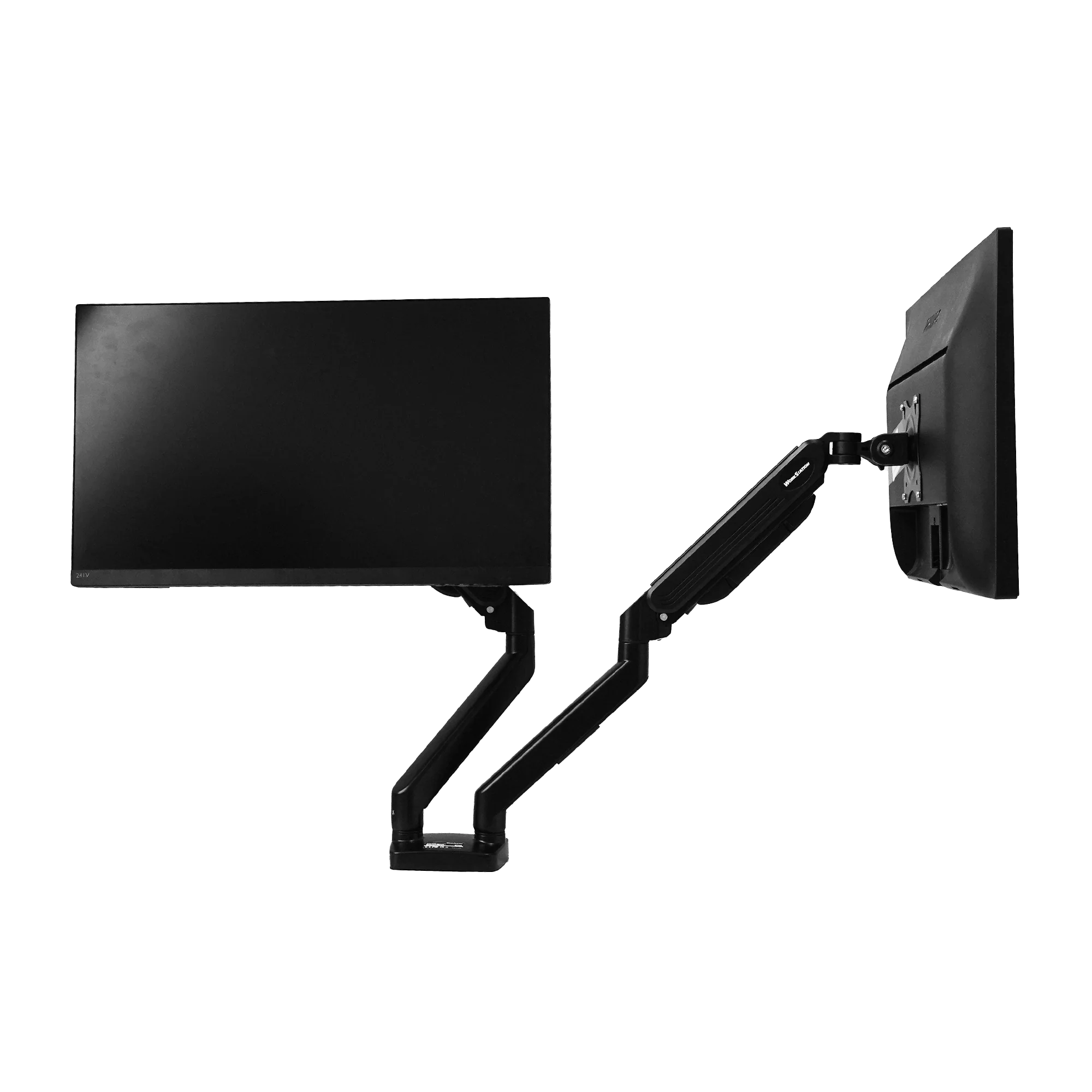 WorkStation MBD01 Dual-Arm Monitor Bracket 90 degree tilt for 13" to 32" Screen - Image 2