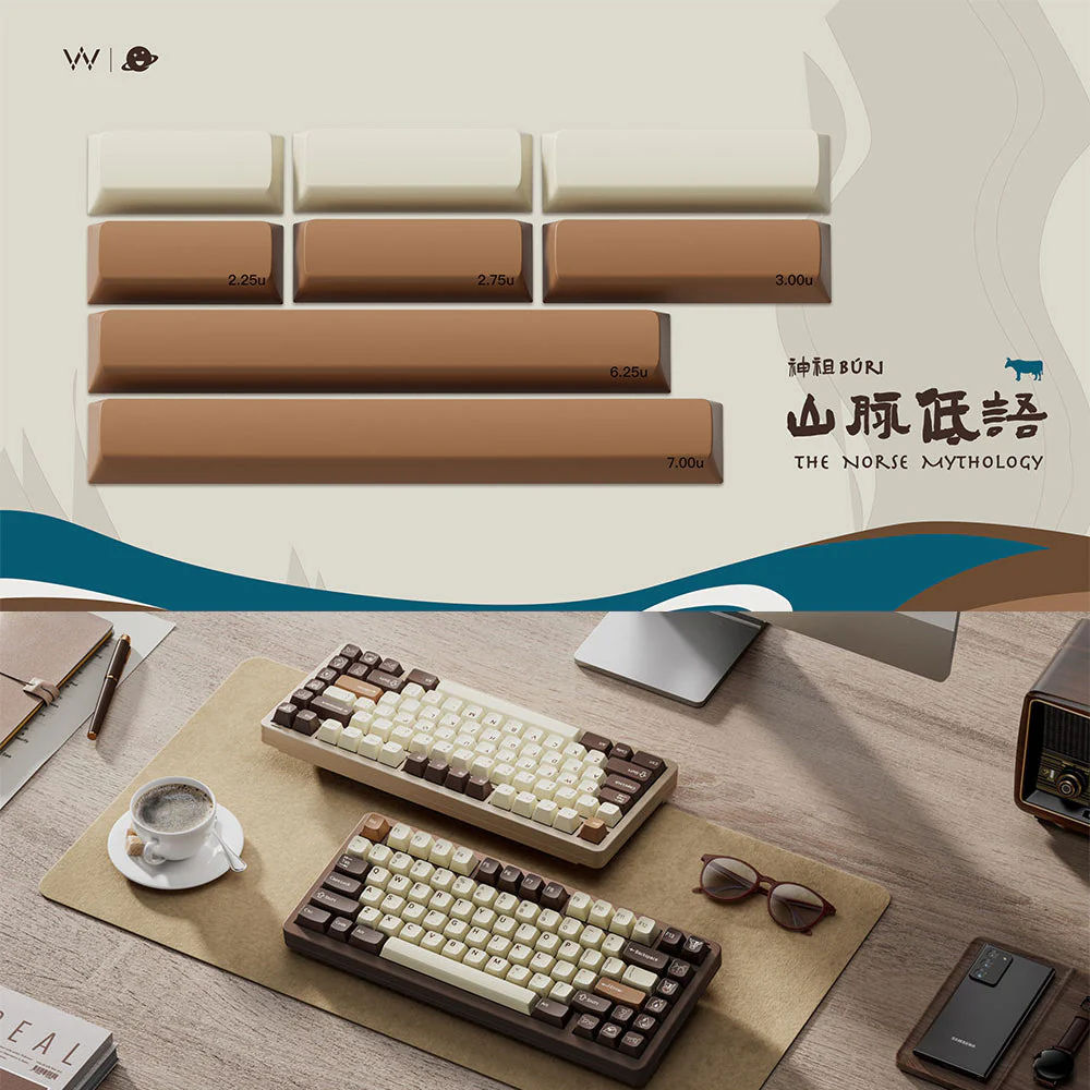 WPJ BURI WDA Profile Full Kit Keycap Set - Image 2