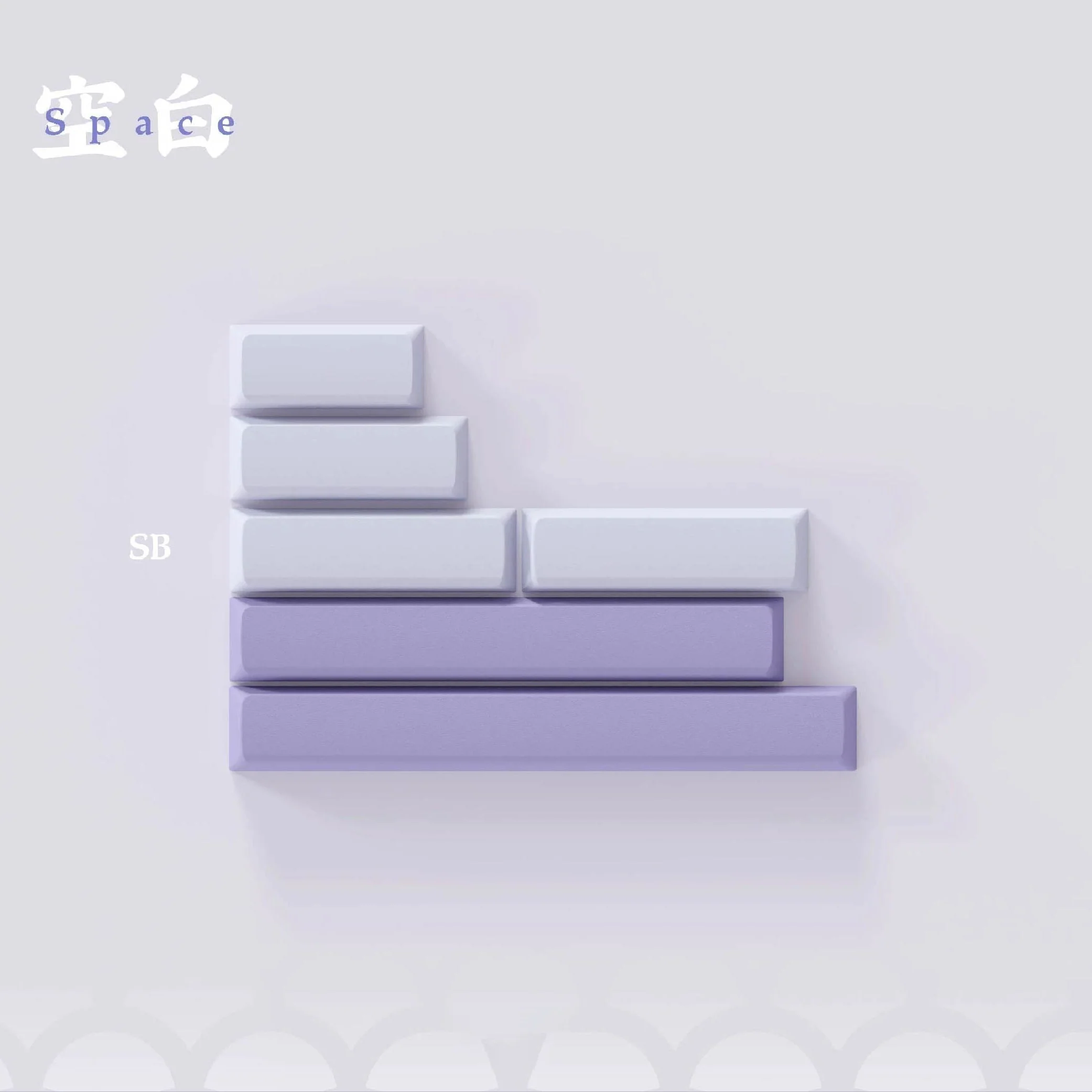 WPJ WHITE DEW WDA Profile Full Kit Keycap Set - Image 3