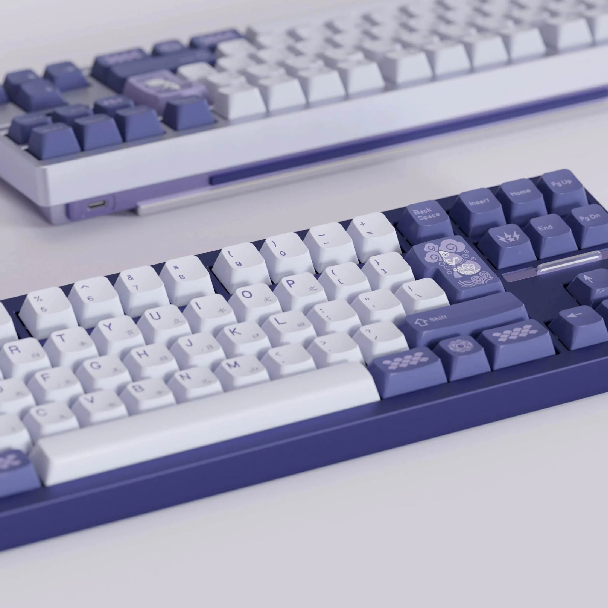 WPJ WHITE DEW WDA Profile Full Kit Keycap Set - Image 7