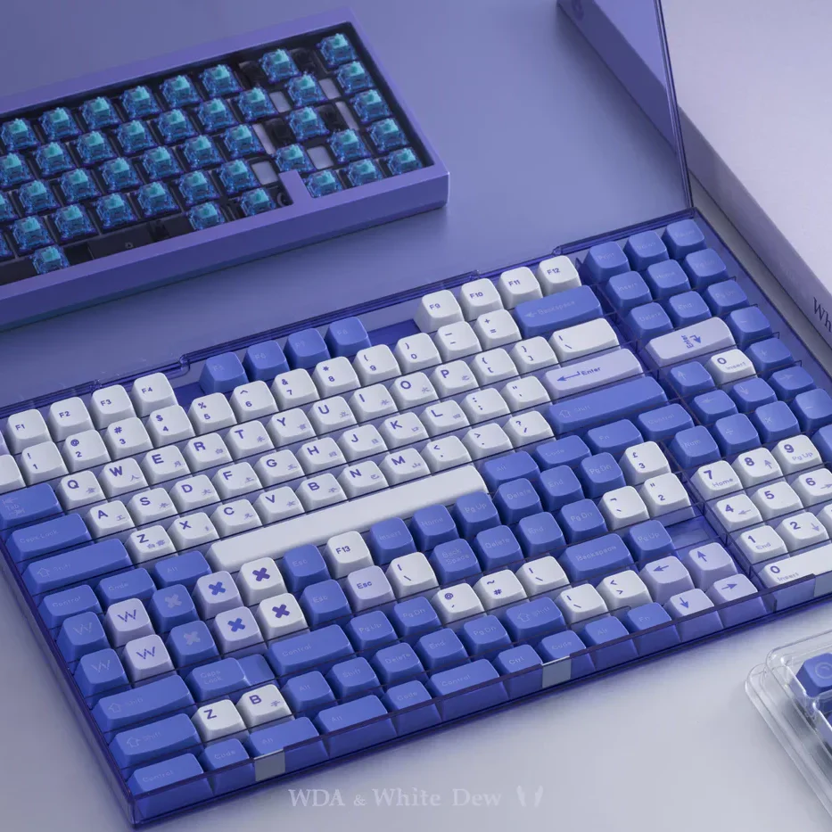 WPJ WHITE DEW WDA Profile Full Kit Keycap Set - Image 8