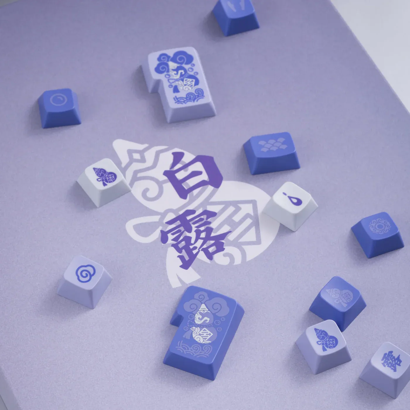 WPJ WHITE DEW WDA Profile Full Kit Keycap Set - Image 9