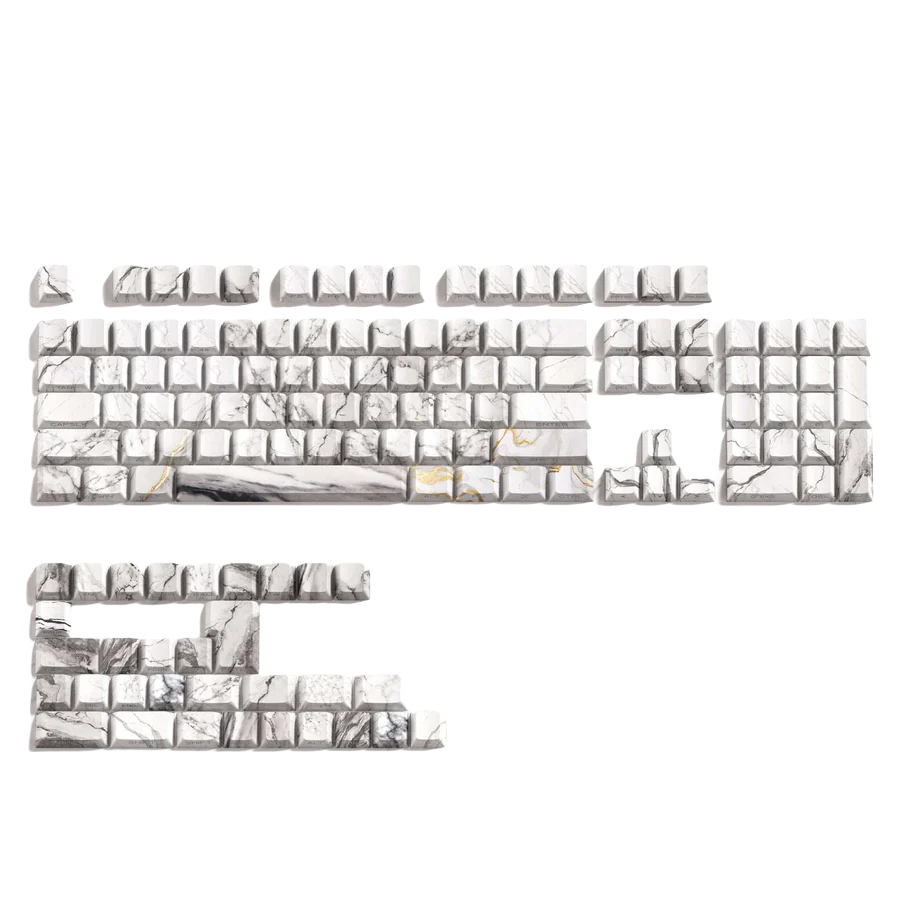 XVX Keycaps marble Side-Printed Cherry Profile Dye Sublimation PBT Keycap Set