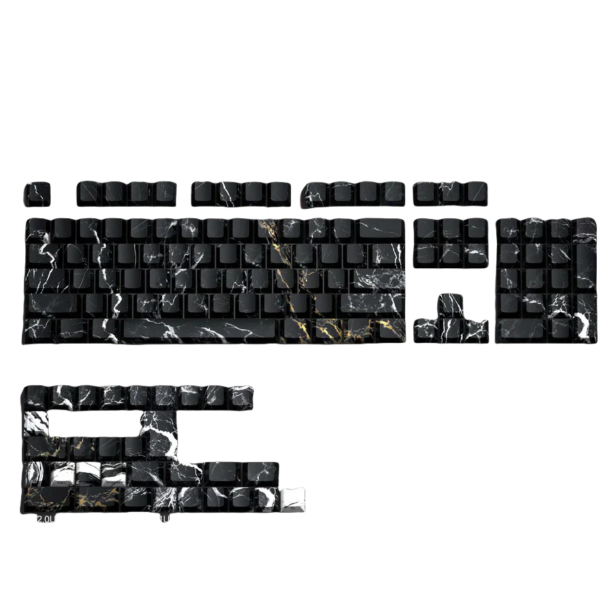 XVX Keycaps marble Side-Printed Cherry Profile Dye Sublimation PBT Keycap Set - Image 2