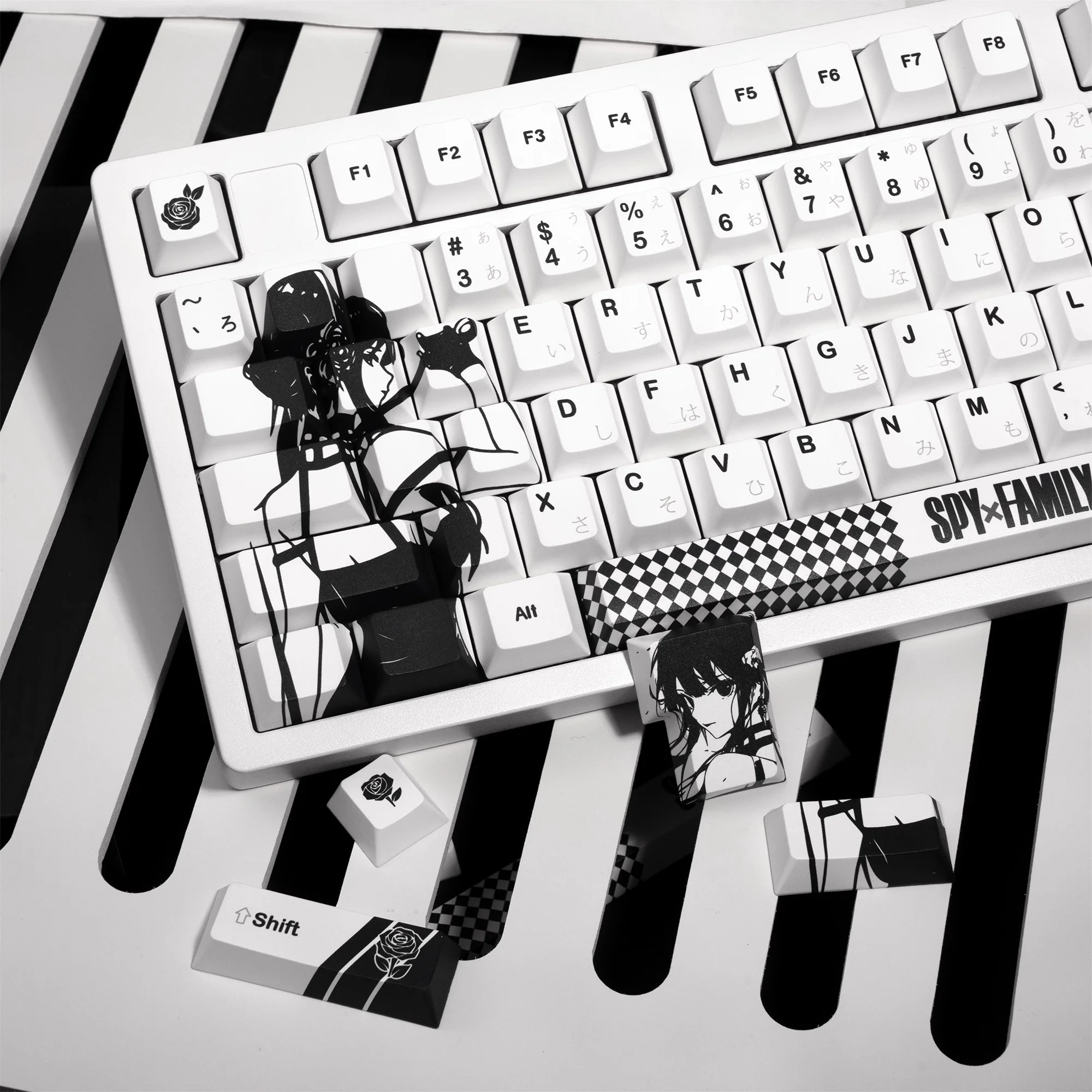 XVX SPY FAMILY Cherry Profile 5-sided Dye-Sub PBT Keycap - Image 3