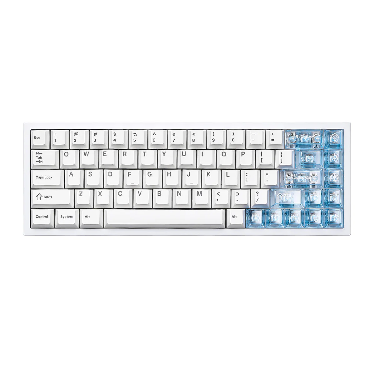YUNZII AL65 QMK/VIA Hollow Gasket Wireless Mechanical Keyboard - Image 16