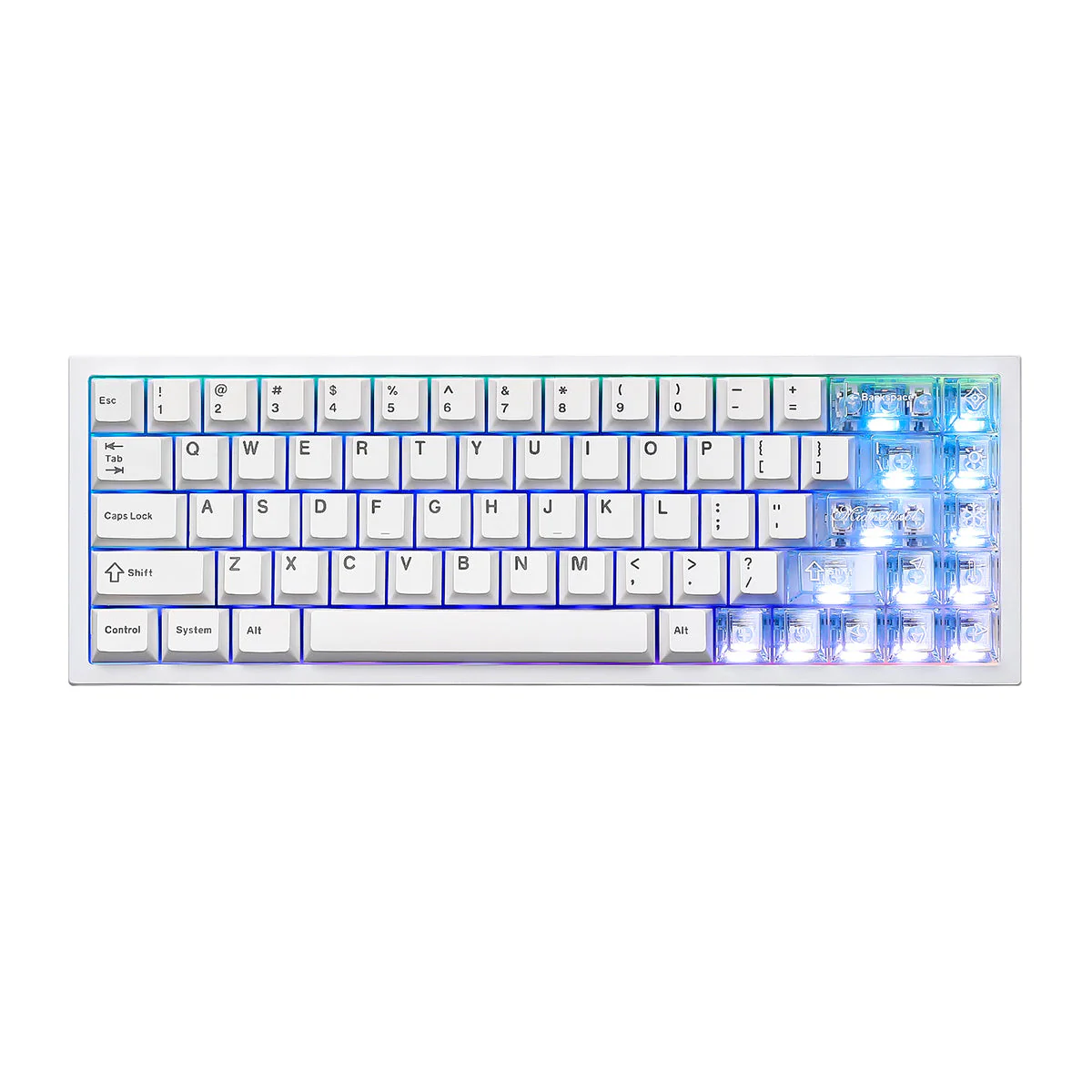 YUNZII AL65 QMK/VIA Hollow Gasket Wireless Mechanical Keyboard - Image 17