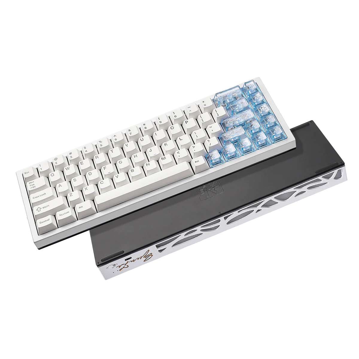 YUNZII AL65 QMK/VIA Hollow Gasket Wireless Mechanical Keyboard - Image 19