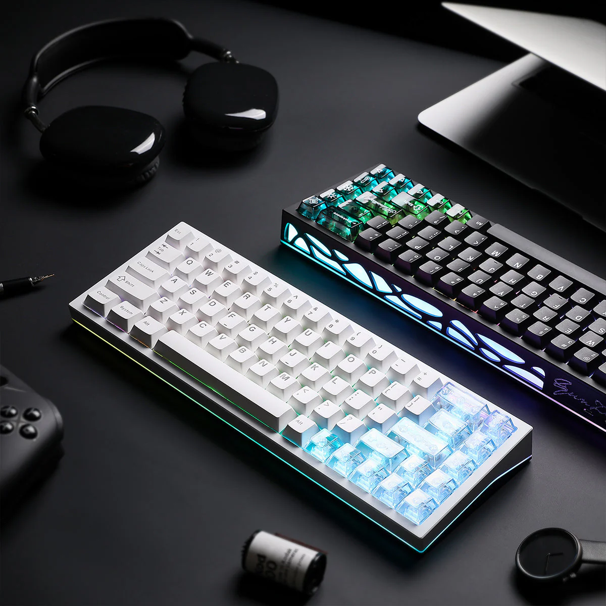YUNZII AL65 QMK/VIA Hollow Gasket Wireless Mechanical Keyboard - Image 27