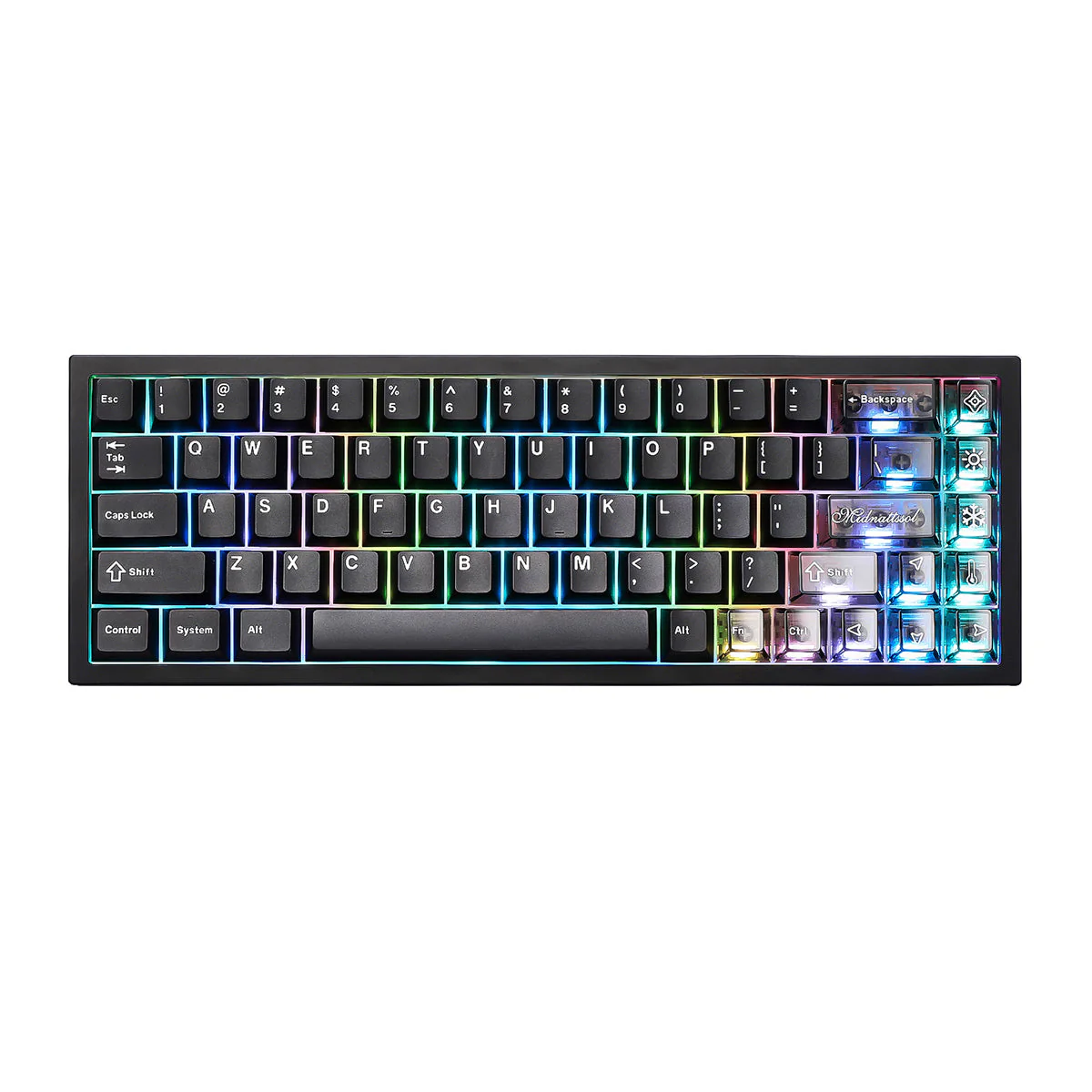 YUNZII AL65 QMK/VIA Hollow Gasket Wireless Mechanical Keyboard - Image 7