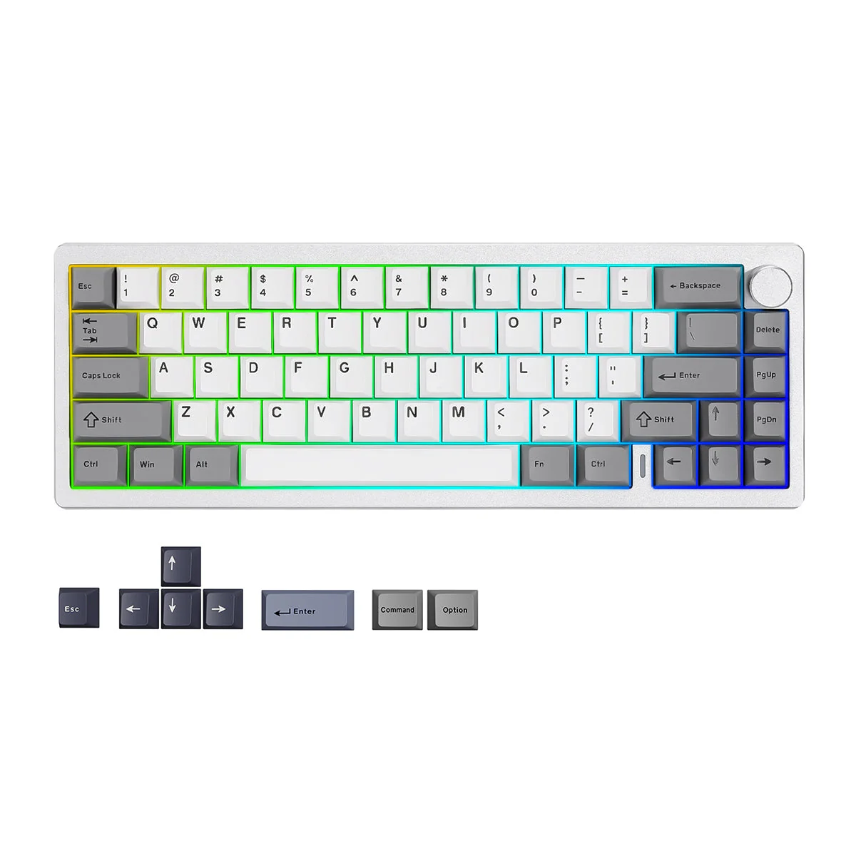 YUNZII AL68 QMK/VIA Tri-Mode Hot-Swap Wireless Mechanical Keyboard - Image 19