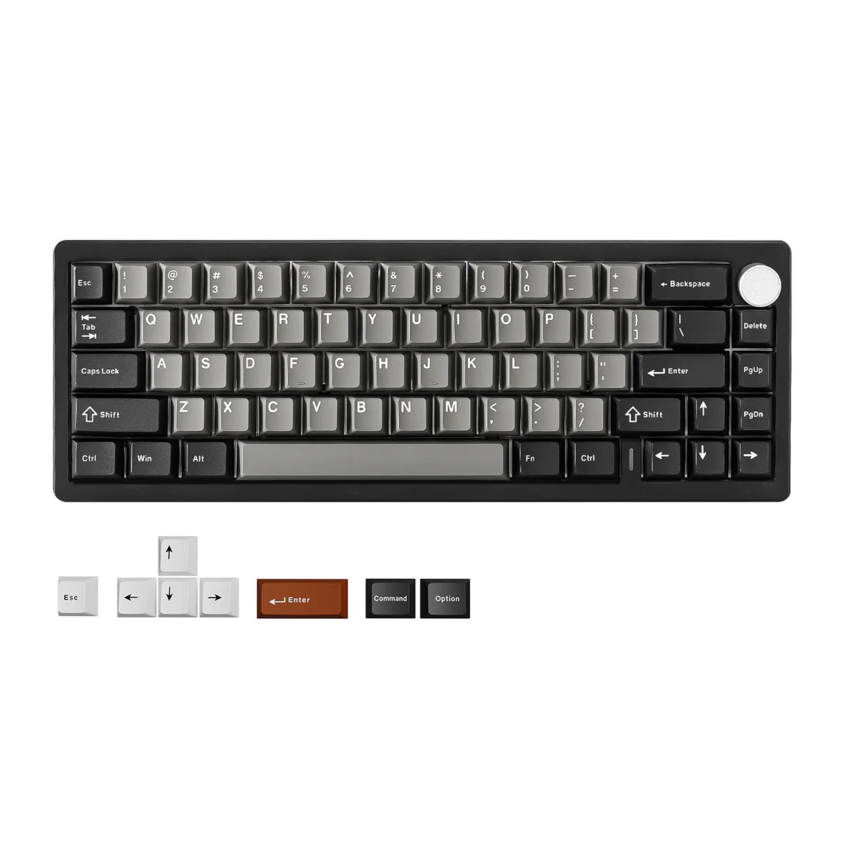YUNZII AL68 QMK/VIA Tri-Mode Hot-Swap Wireless Mechanical Keyboard - Image 6