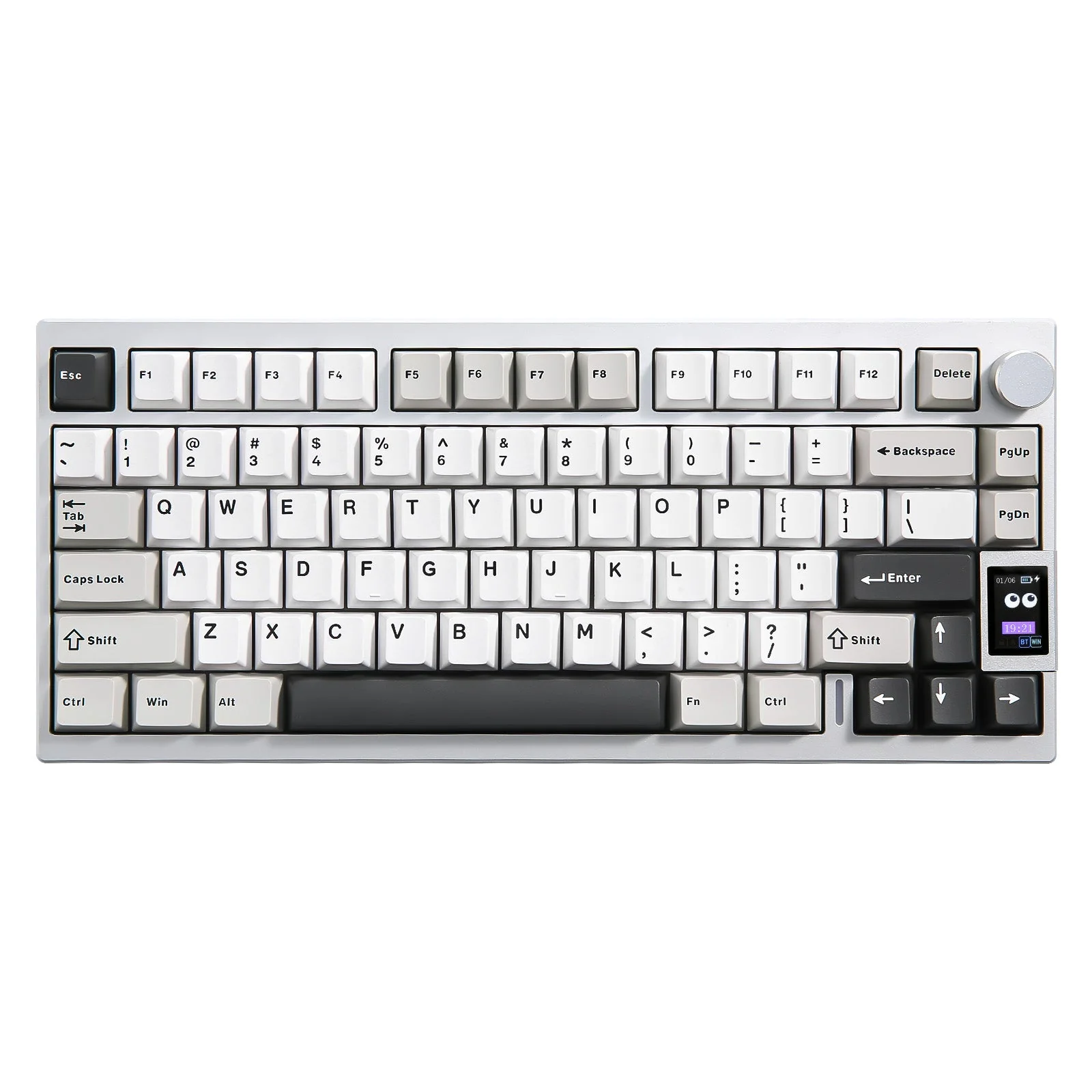 YUNZII AL80 QMK Aluminum Wireless Mechanical Keyboard with LCD Screen - Image 21