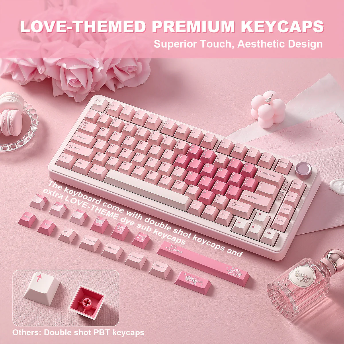 YUNZII B75 Pro Tri-Mode Hot-Swap Wireless Mechanical Keyboard - Image 28