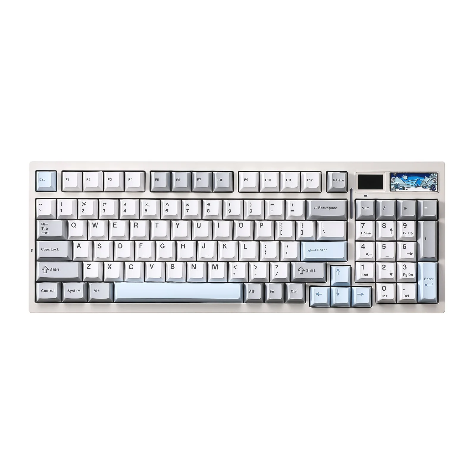 YUNZII IF99 QMK/VIA Full Size Wireless Mechanical Keyboard with LCD Screen - Image 7