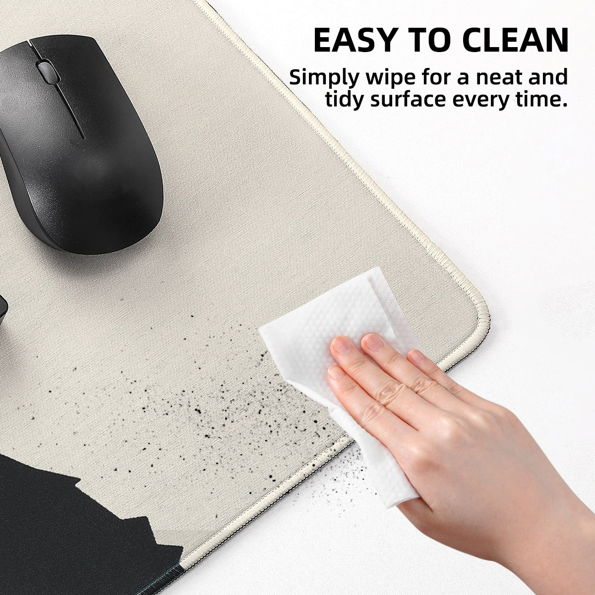 YUNZII Full Size Desk Mat 900x400x3mm Cat Mousepad - Image 4