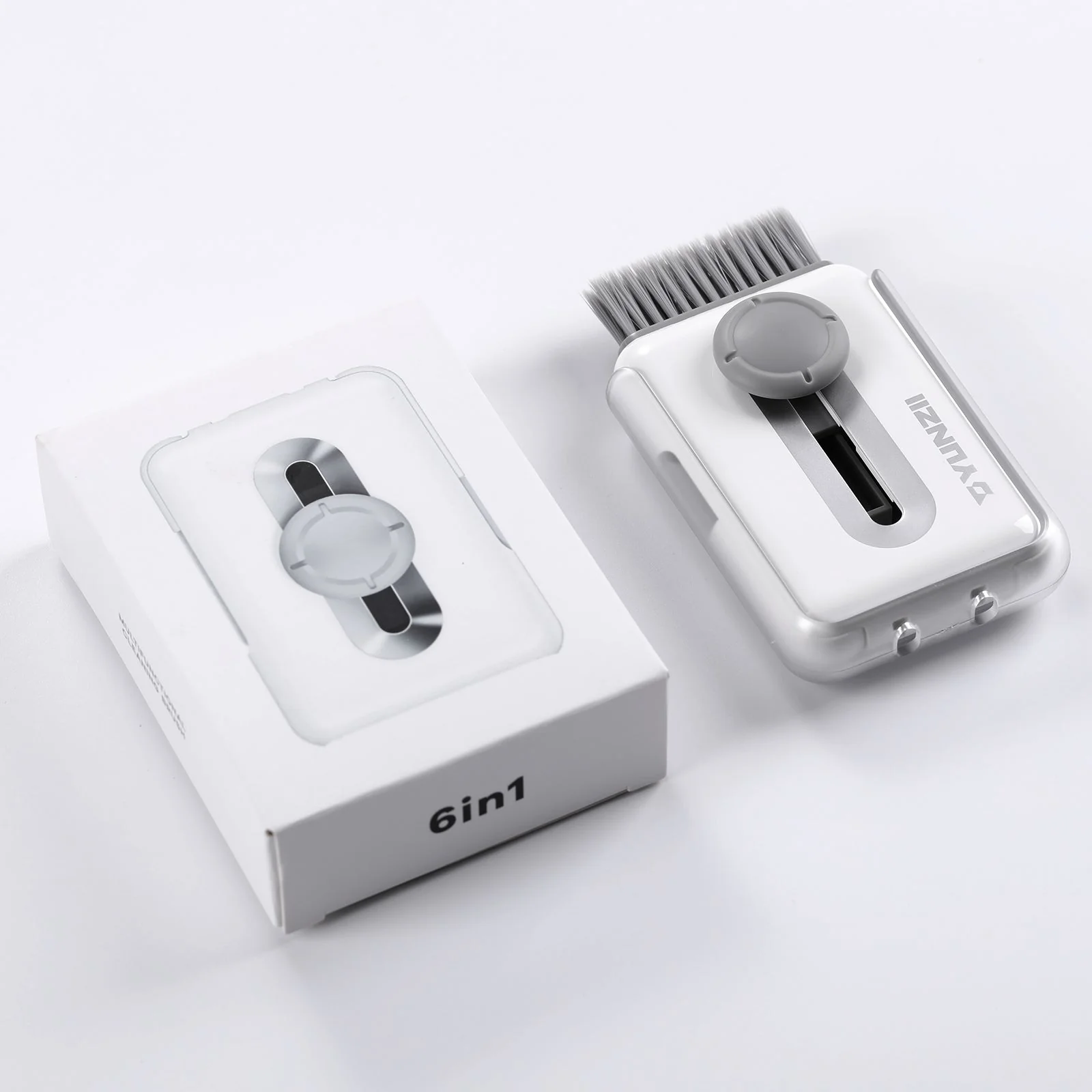 YUNZII Multi-Function 6-in-1 Keyboard / Phone Clean Brush - Image 3