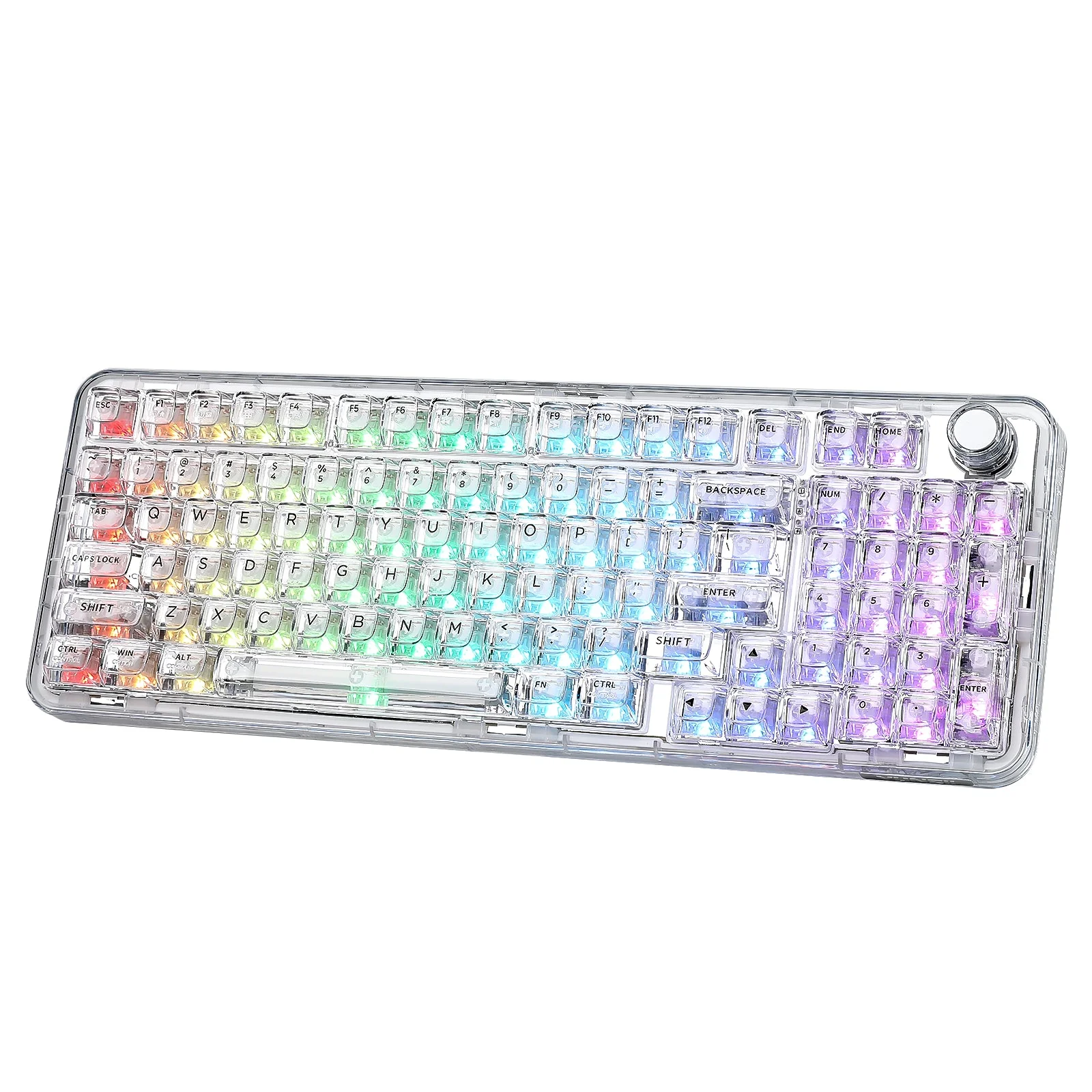 YUNZII X98 Transparent QMK/VIA Wireless Mechanical Keyboard - Image 13