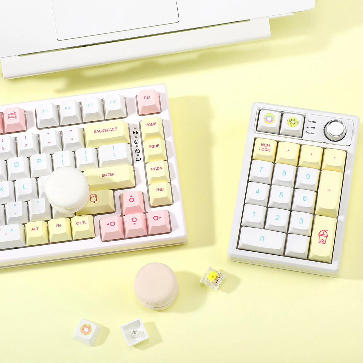 YUNZII YZ19 Gasket Wireless Mechanical Knob Numeric Keyboard Numpad - Image 35