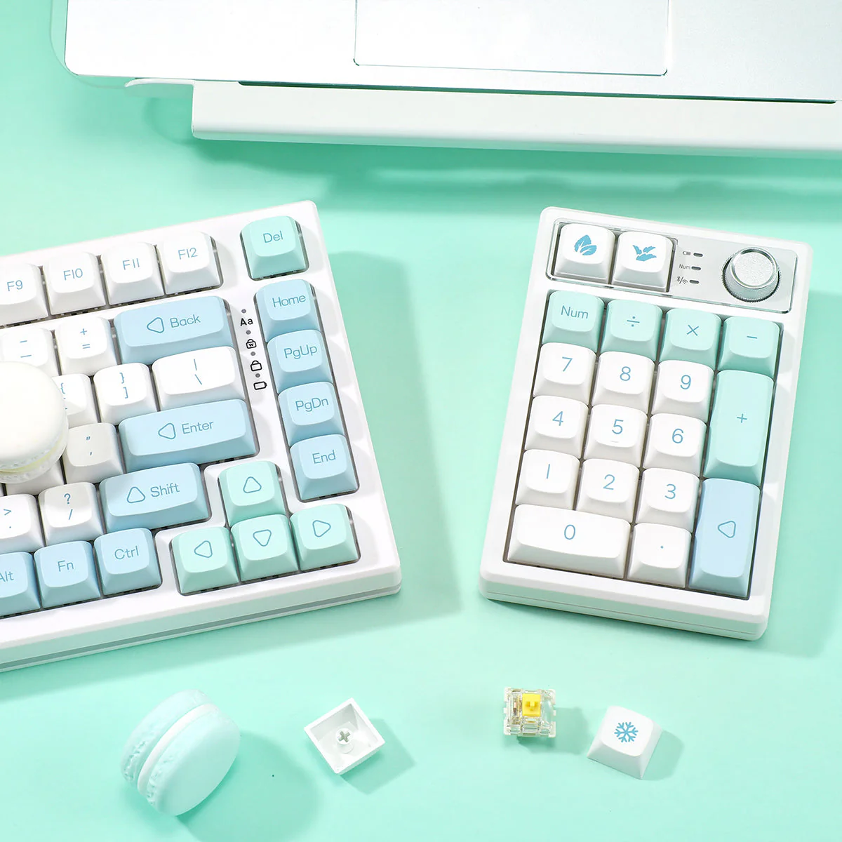 YUNZII YZ19 Gasket Wireless Mechanical Knob Numeric Keyboard Numpad - Image 9