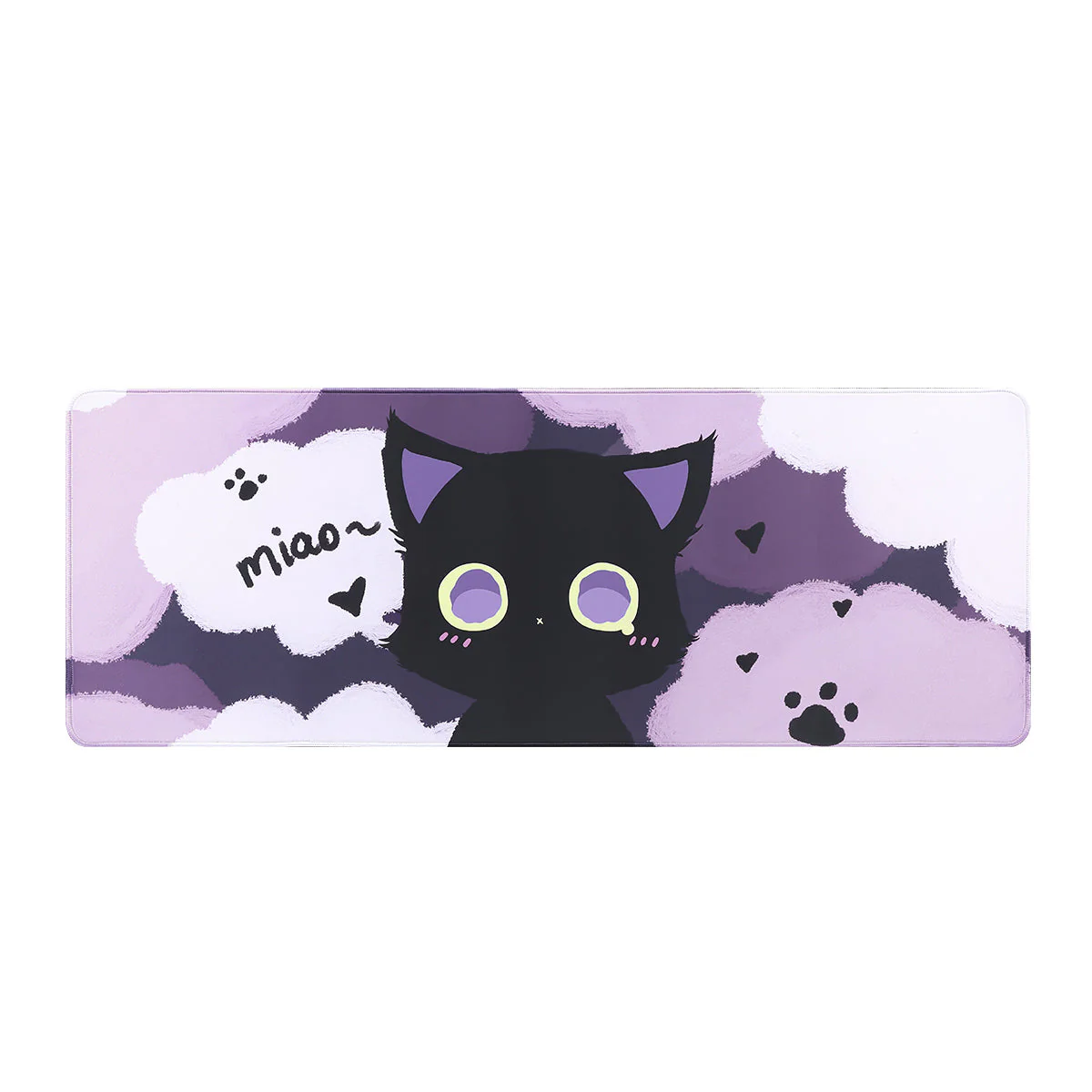 YUZNII Oversized Cartoon Kitten Desk Mat 800x300x3mm Mousepad - Image 10